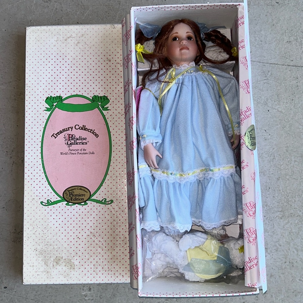 Paradise Galleries Collectable Porcelain Doll